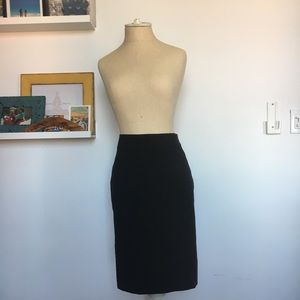 NWT Banana Republic Black Pencil Suit Skirt